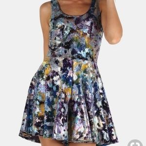 Blackmilk grunge velvet playsuit medium